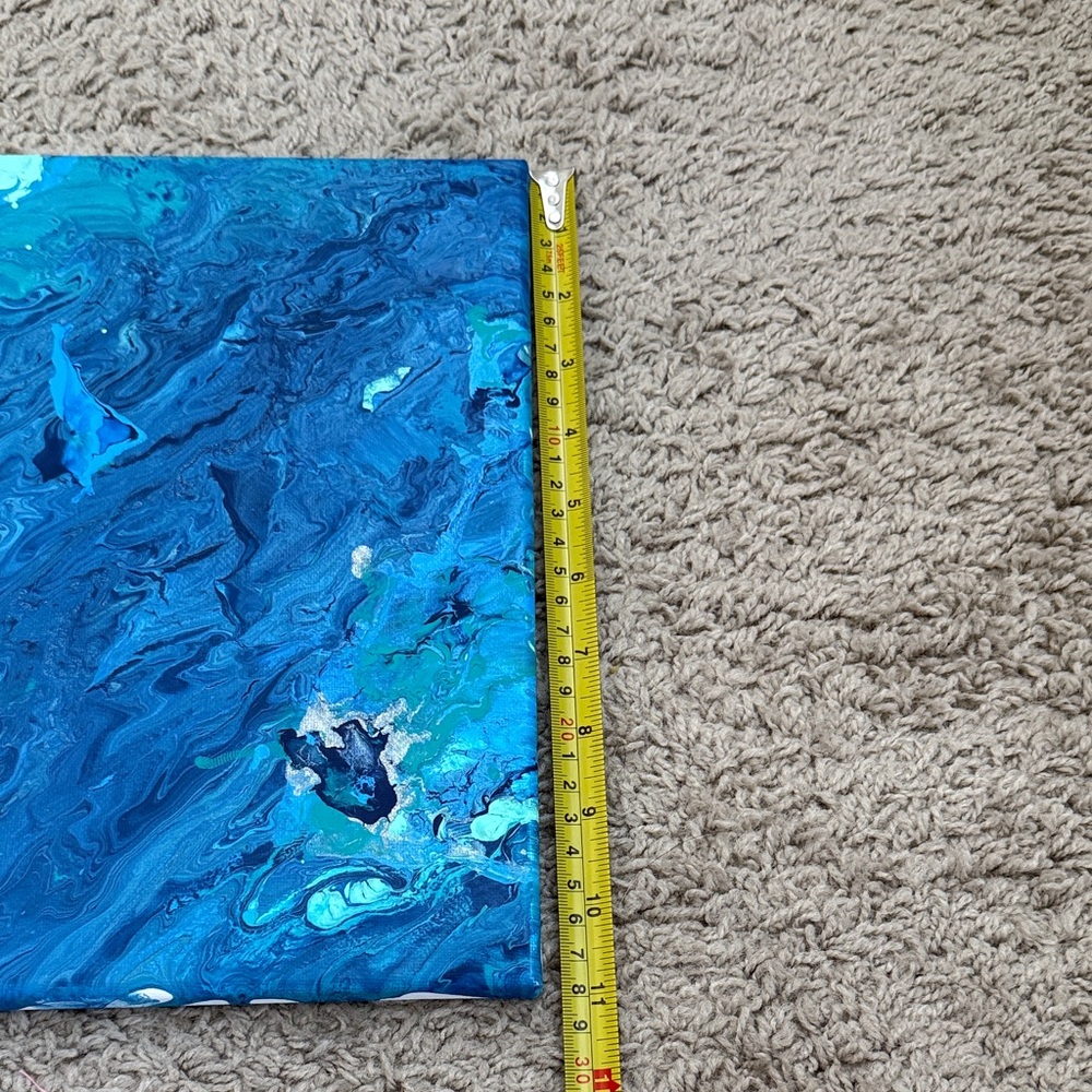 Oceanic Swirl Canvas Art - Picture 7 of 11